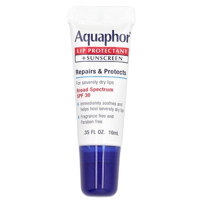 Lip Protectant + Sunscreen, SPF 30, 0.35 fl oz (10 ml)