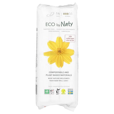 Sanitary Pads, Normal, 14 Pads