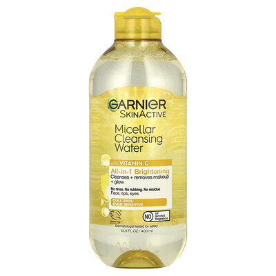 SkinActive, Micellar Cleansing Water With Vitamin C, 13.5 fl oz (400 ml)