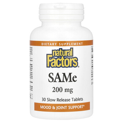 SAMe , 200 mg, 30 Slow Release Tablets