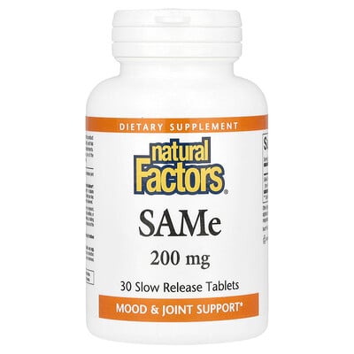 SAMe , 200 mg, 30 Slow Release Tablets