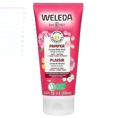 Pamper, Creamy Body Wash, Rose + Jasmine + Ylang Ylang Extracts, 6.8 fl oz (200 ml)