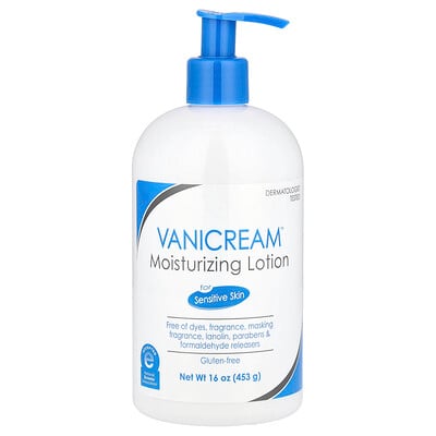 Moisturizing Lotion, For Sensitive Skin, Fragrance Free, 16 oz (453 g)