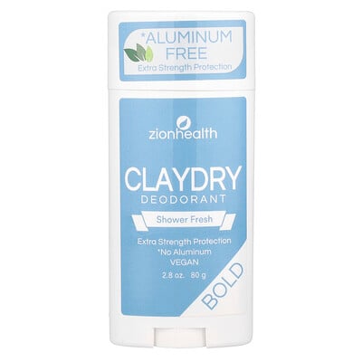 Bold, ClayDry Deodorant, Shower Fresh, 2.8 oz (80 g)