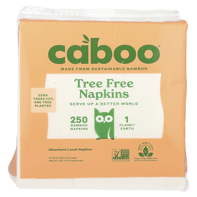 Tree Free Bamboo Napkins, 250 Napkins