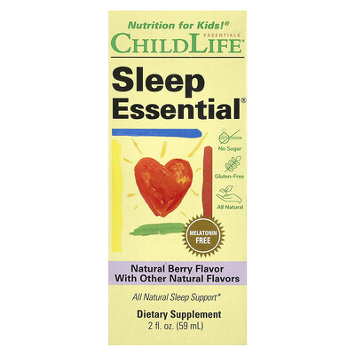 Kids, Sleep Essential®, Natural Berry, 2 fl oz (59 ml)