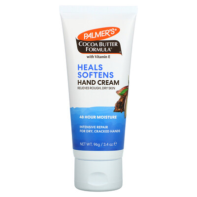 Cocoa Butter Formula with Vitamin E, Heals Softens Hand Cream, 3.4 oz (96 g)