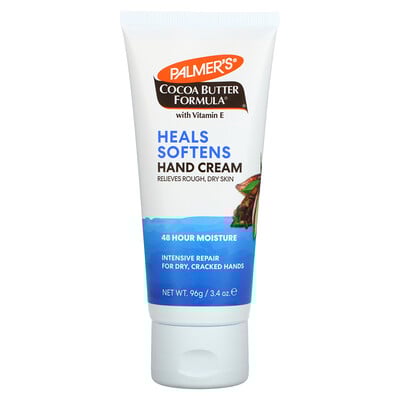 Cocoa Butter Formula with Vitamin E, Heals Softens Hand Cream, 3.4 oz (96 g)