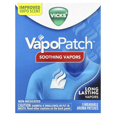 VapoPatch™, Soothing Vapors, 5 Wearable Aroma Patches