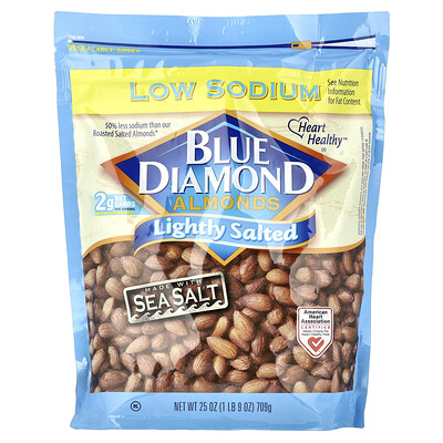 Almonds, Lightly Salted, 25 oz (709 g)