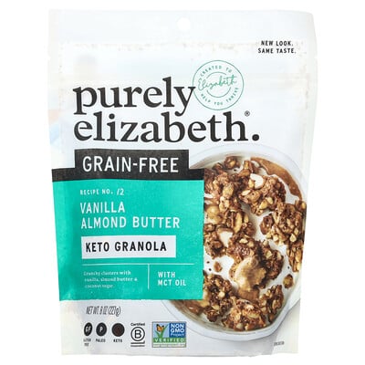 Keto Granola Clusters, Grain-Free, Vanilla Almond Butter, 8 oz (227 g)