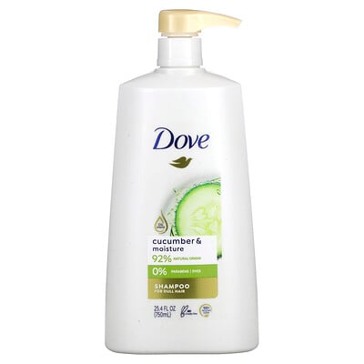 Cucumber & Moisture Shampoo, For Dull Hair, 25.4 fl oz. (750 ml)