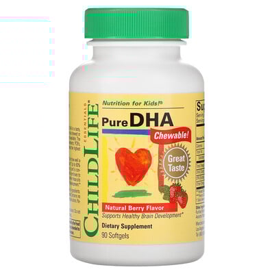Pure DHA, Natural Berry, 90 Softgels