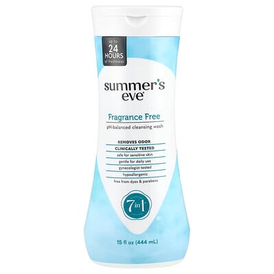 7 in 1™ pH-Balanced Cleansing Wash, Fragrance Free, 15 fl oz (444 ml)