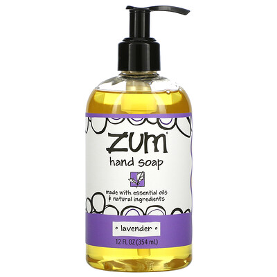 Zum Hand Soap, Lavender, 12 fl oz (354 ml)