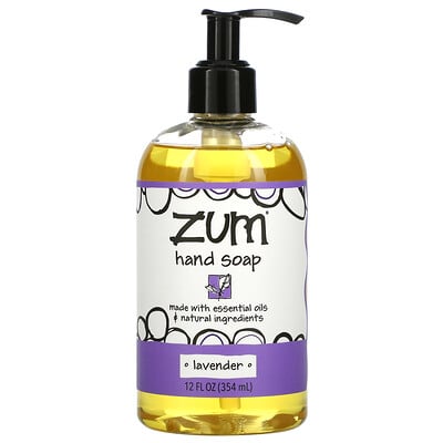 Zum Hand Soap, Lavender, 12 fl oz (354 ml)