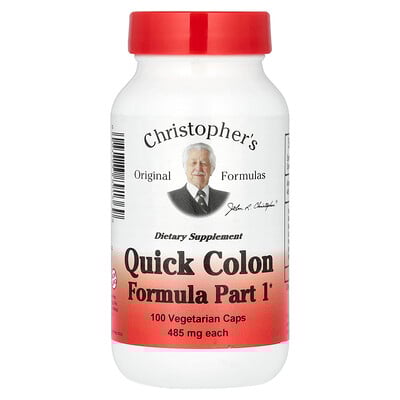 Quick Colon Formula Part 1, 485 mg, 100 Vegetarian Caps