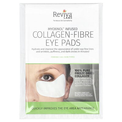 Collagen-Fibre Eye Pads, 3 Sets