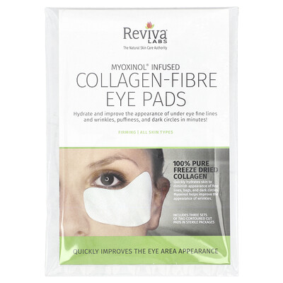 Collagen-Fibre Eye Pads, 3 Sets