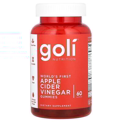 Apple Cider Vinegar Gummies, 60 Gummies