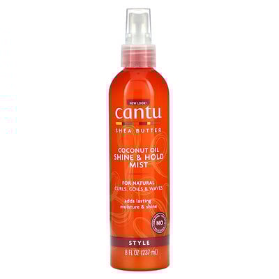 Shea Butter, Coconut Oil Shine & Hold Mist, 8 fl oz (237 ml)