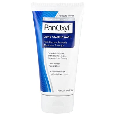 Acne Foaming Wash, Maximum Strength, 5.5 oz (156 g)