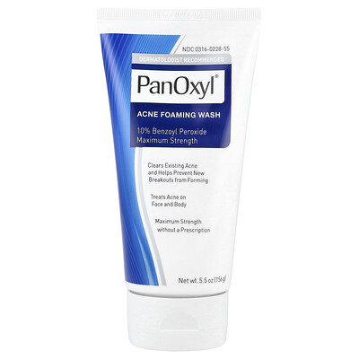 Acne Foaming Wash, Maximum Strength, 5.5 oz (156 g)