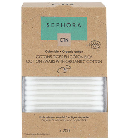 Organic Cotton Swabs 200 Swabs