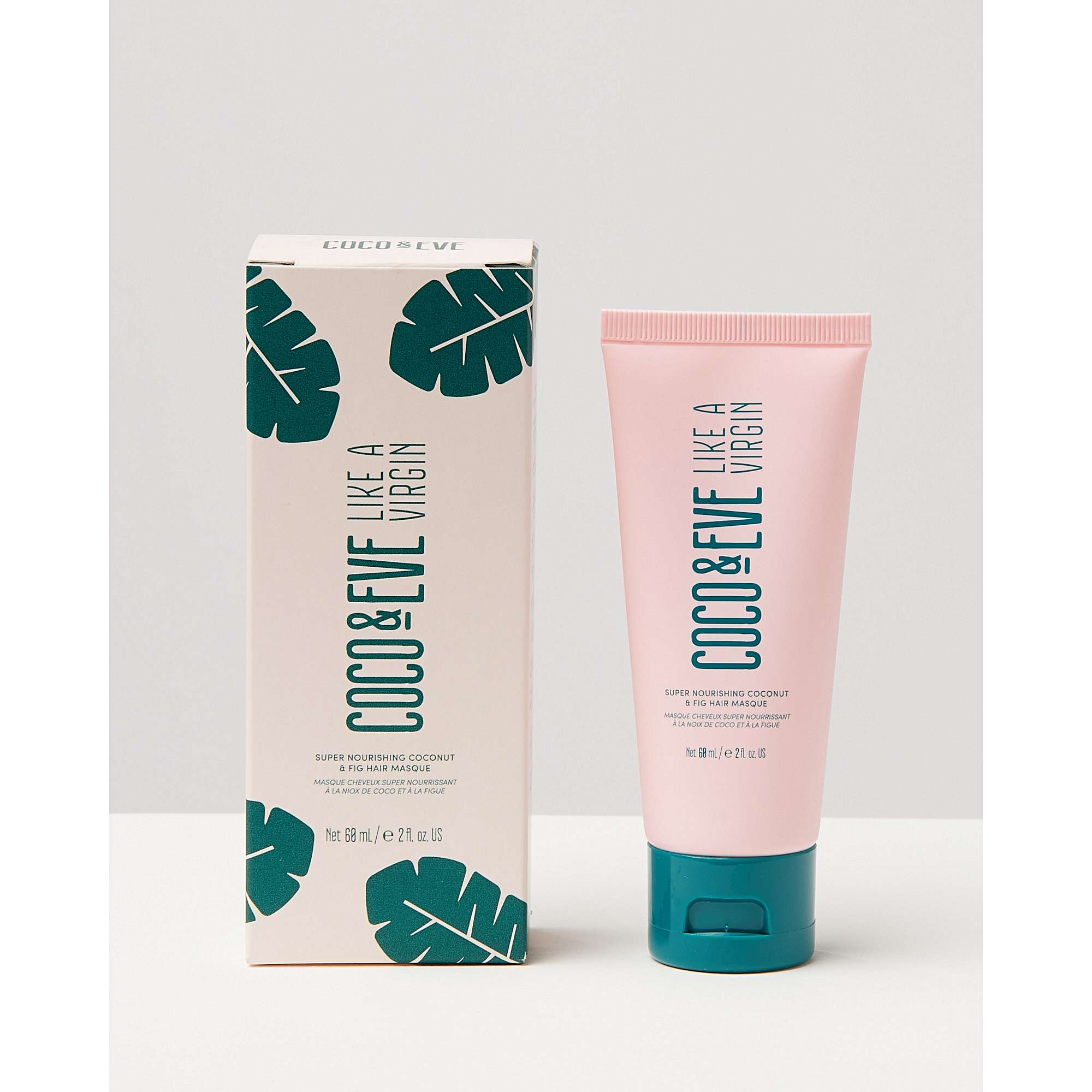 Like a Virgin Hair Masque Travel Size. Super Nourishing Coconut & Fig Hair Mask and Deep Conditioning Hair Treatment (60ml)