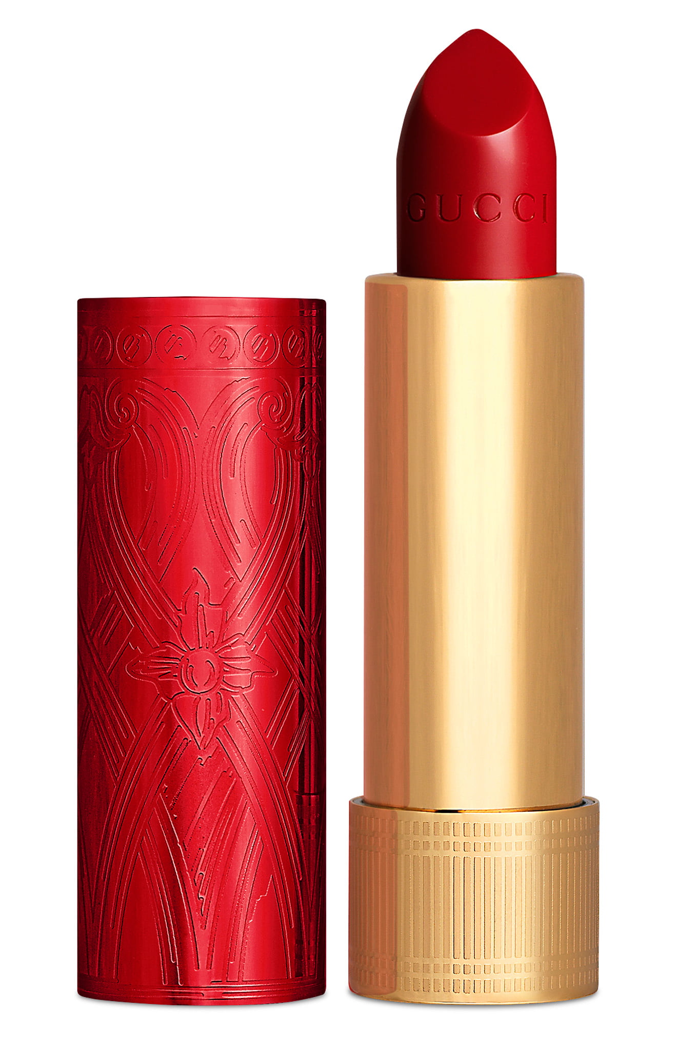 Lunar New Year Rouge à Lèvres Satin Lipstick in 25 Goldie Red at Nordstrom
