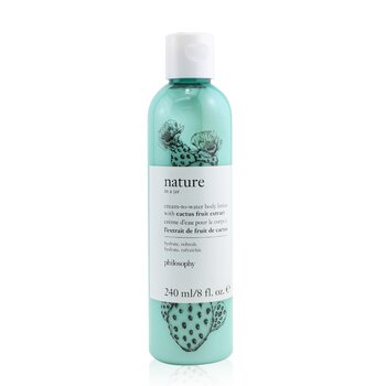 Nature in a Jar Cream-to-water Body Lotion with Cactus Fruit Extract - 240ml/8oz