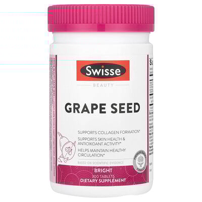 Swisse, Grape Seed, 300 Tablets