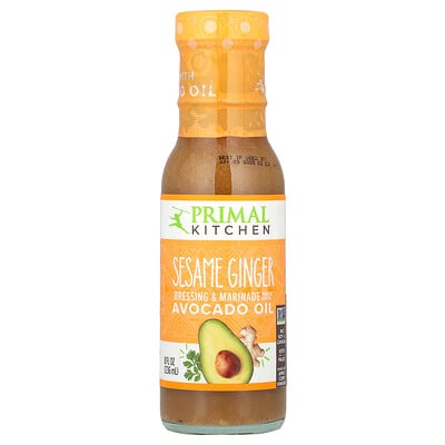 Primal Kitchen, Dressing & Marinade Made with Avocado Oil, Sesame Ginger, 8 fl oz (236 ml)