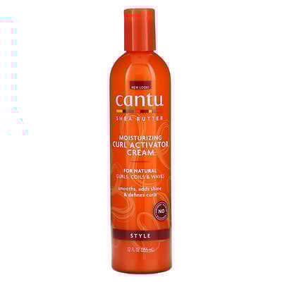 Cantu, Shea Butter, Moisturizing Curl Activator Cream, 12 fl oz (355 ml)