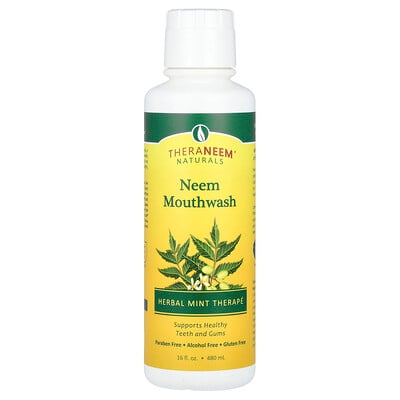 Organix South, TheraNeem Naturals, Neem Mouthwash, Herbal Mint Therape, 16 fl oz (480 ml)