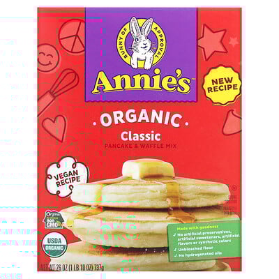 Annie's Homegrown, Organic Classic Pancake & Waffle Mix , 26 oz (737 g)