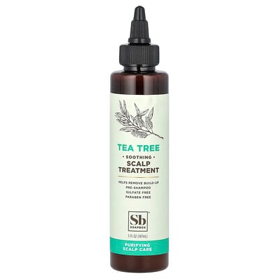 Soapbox, Soothing Scalp Treatment, Tea Tree, 5 fl oz (147 ml)
