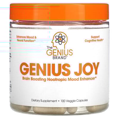 The Genius Brand, Genius Joy, 100 Veggie Capsules