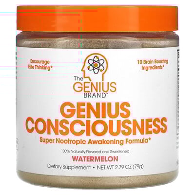 The Genius Brand, Genius Consciousness, Watermelon, 2.79 oz (79 g)