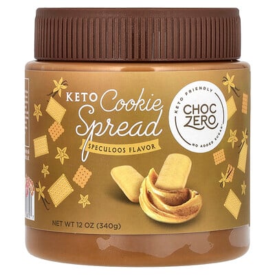 ChocZero, Keto Cookie Spread, Speculoos, 12 oz (340 g)