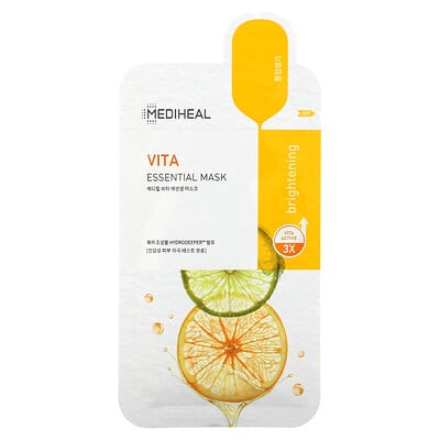 MEDIHEAL, Vita, Essential Beauty Mask, 1 Sheet, 0.81 fl oz (24 ml)