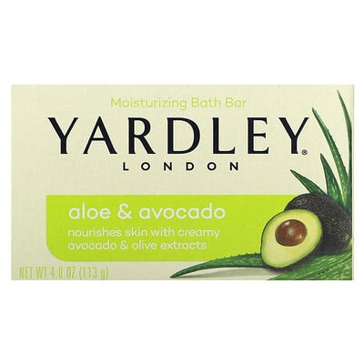 Moisturizing Bath Bar, Aloe & Avocado, 4 oz (113 g)