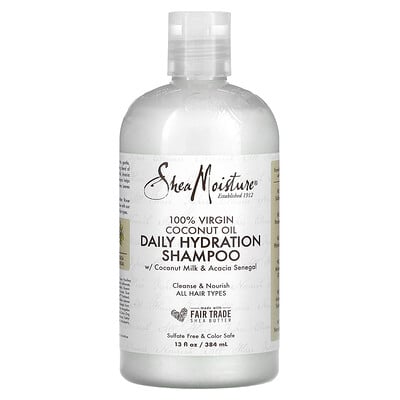 Daily Hydration Shampoo with Coconut Milk & Acacia Senegal, 13 fl oz (384 ml)