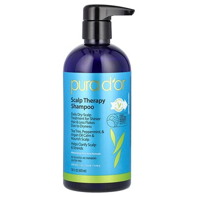 Scalp Therapy Shampoo, All Hair Types, 16 fl oz (473 ml)