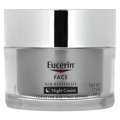 Face, Q10 Revitalize, Night Cream, Fragrance Free, 1.7 fl oz (48 g)