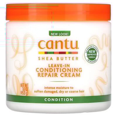 Shea Butter, Leave-In Conditioning Repair Cream, 16 oz (453 g)
