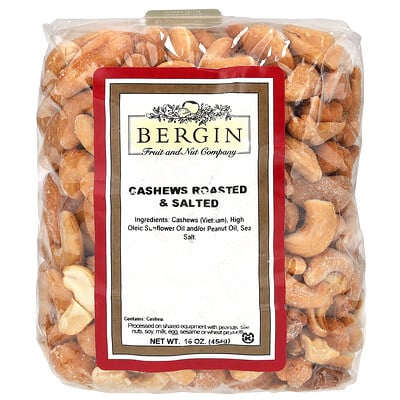Cashews, Roasted & Salted, 16 oz (454 g)