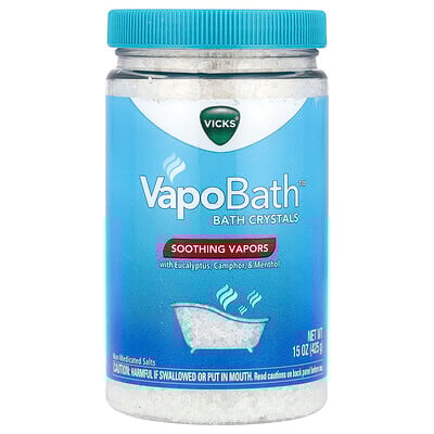 VapoBath™, Bath Crystals, Soothing Vapors, 15 oz (425 g)