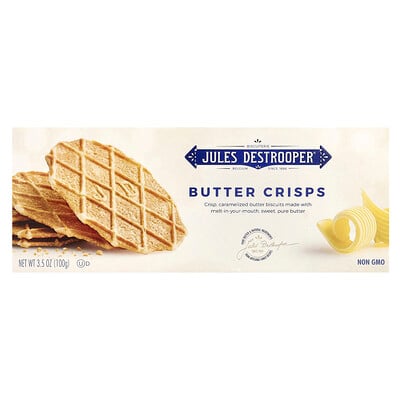 Butter Crisps Cookies, 3.5 oz (100 g)