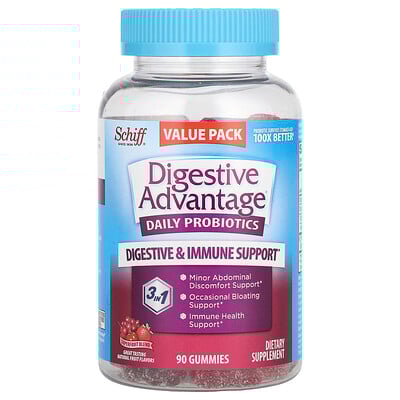 Digestive Advantage®, Daily Probiotic Gummies, Superfruit Blend, 90 Gummies